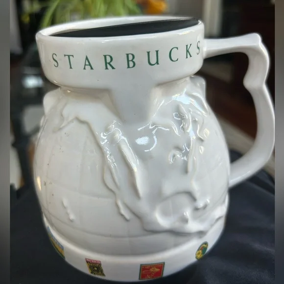 Starbucks Vintage Around the World Coffee Mug circa 1997. - Picture 7 of 10